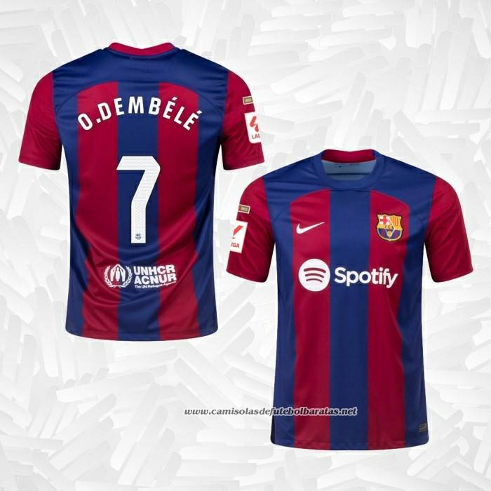 1º Camisola Barcelona Jogador O.Dembele 2023-2024